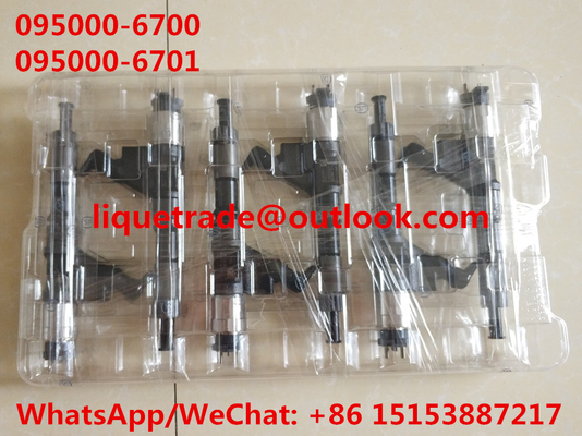China DENSO common rail injector 095000-6700 , 095000-6701 for SINOTRUK HOWO VG61540080017A / R61540080017A / 150100106800 supplier